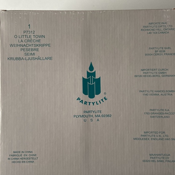 PartyLite Accents Partylite Little Town Or Pesebre Poshmark
